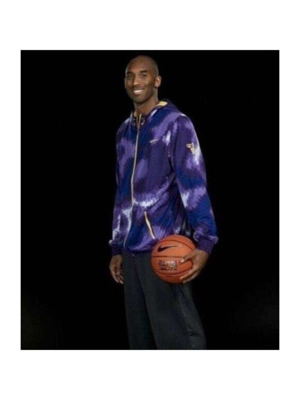 VTG Nike Kobe Bryant Therma-Fit Hoody Jacket Black Mamba Python Prime Sz Medium